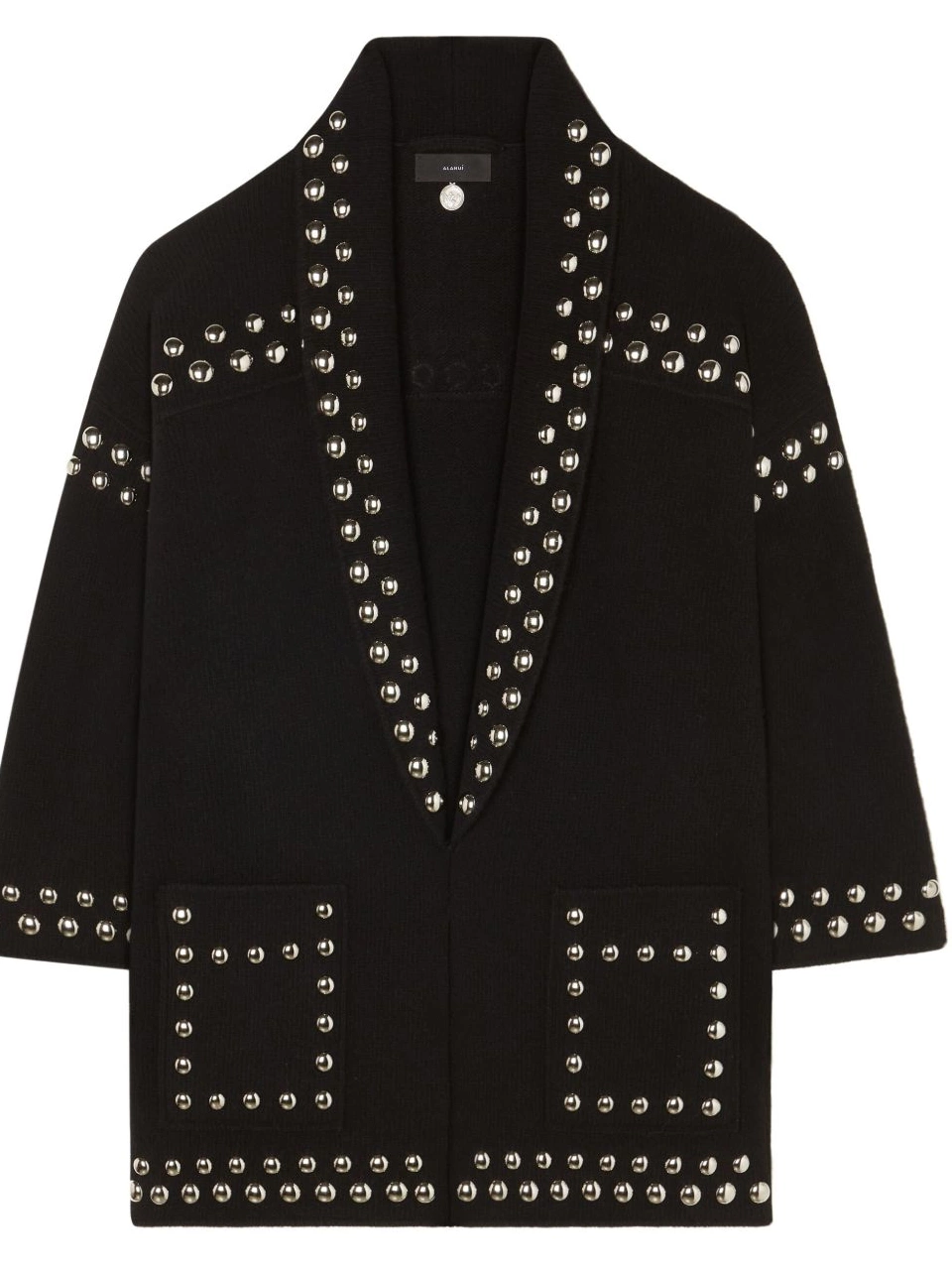 Affordable cardigan Alanui virgin-wool Women stud-embellished 0810